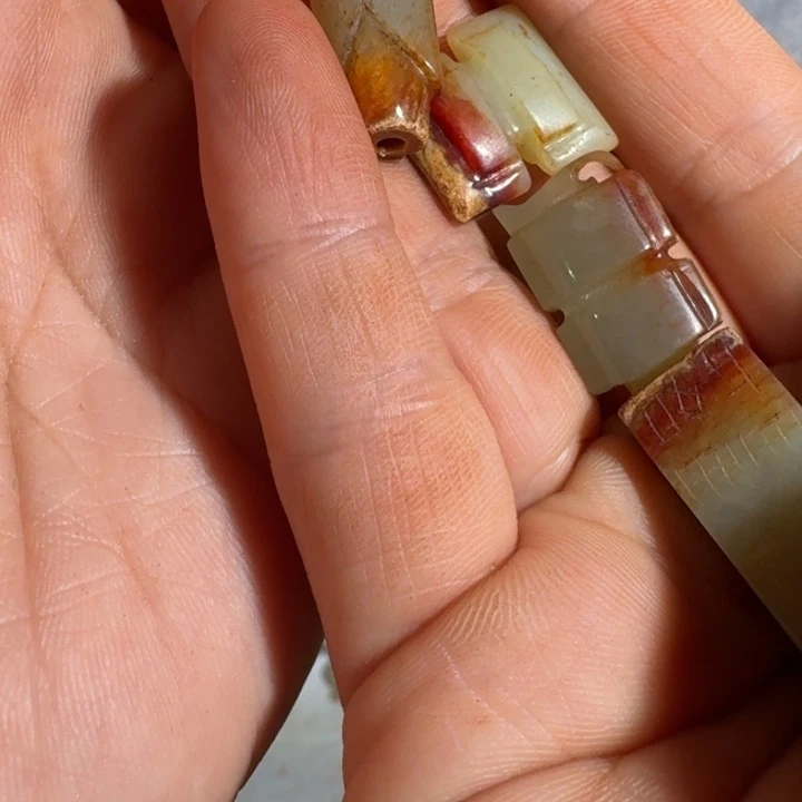 日***）和田玉未镶嵌挂件