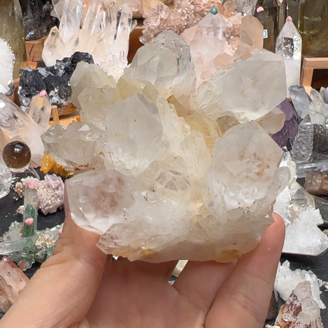 水晶未镶嵌珠宝半成品