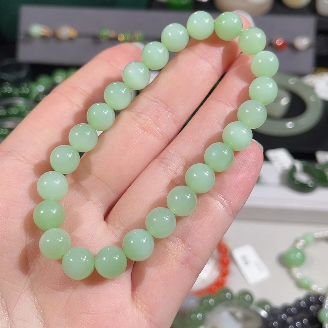 和田玉（碧玉）未镶嵌手串