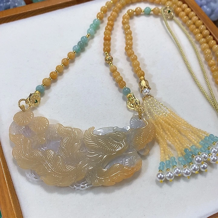 翡翠未镶嵌颈饰翡翠吊坠
