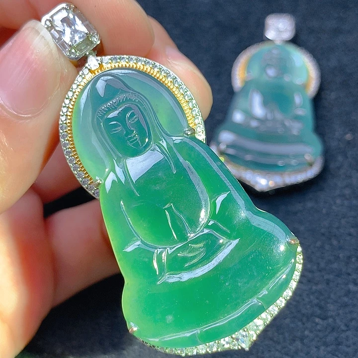 翡翠未镶嵌颈饰翡翠