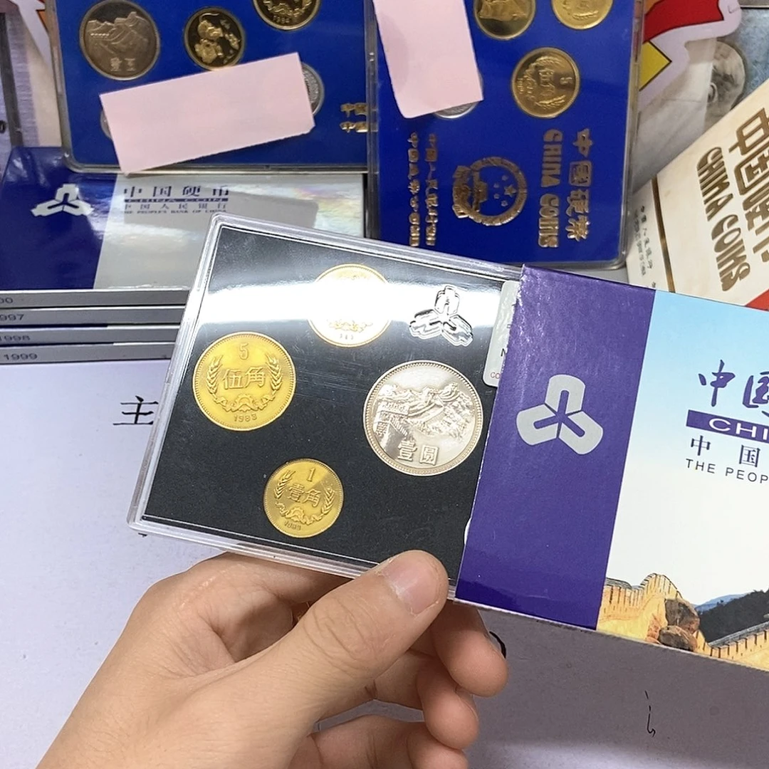 其他普通金属1983年长城币套装评级68分