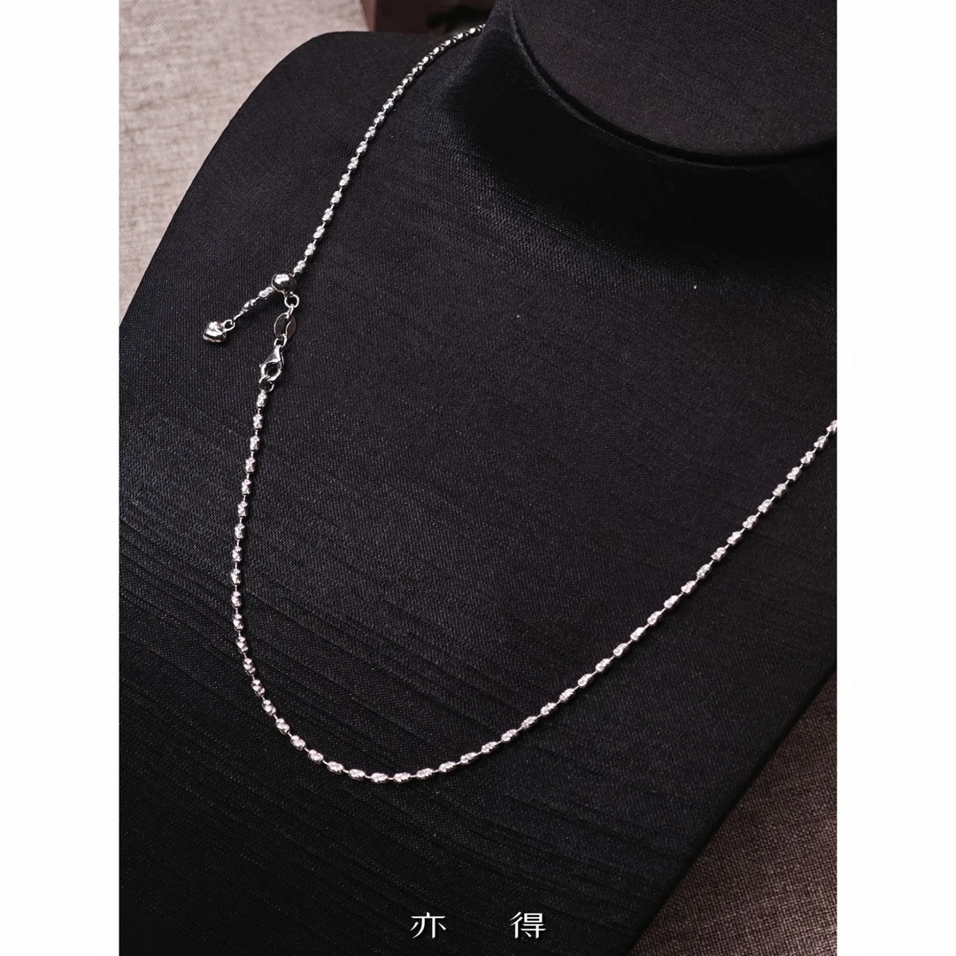 链子925银 意大利精工银链万能项链S925银镀金保色工艺轻奢气质