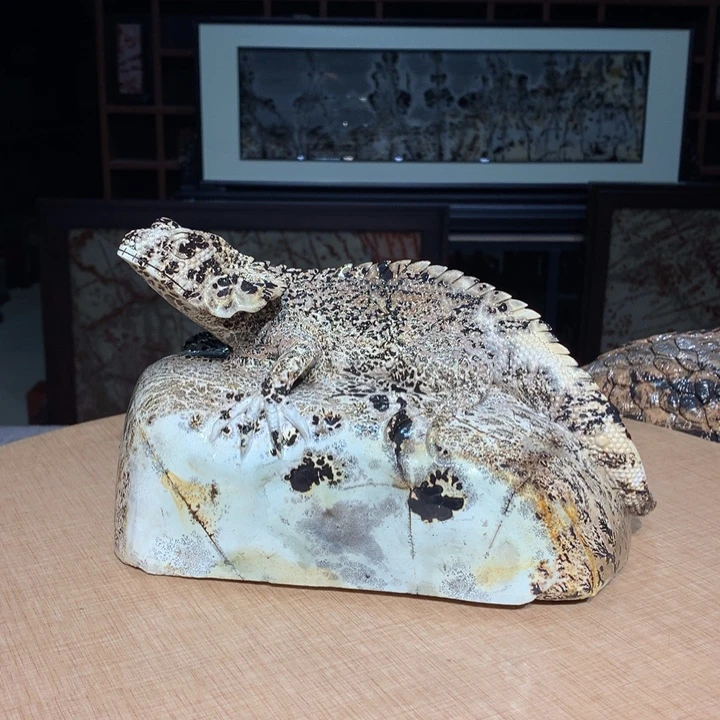 广西国画石摆件，观赏收藏