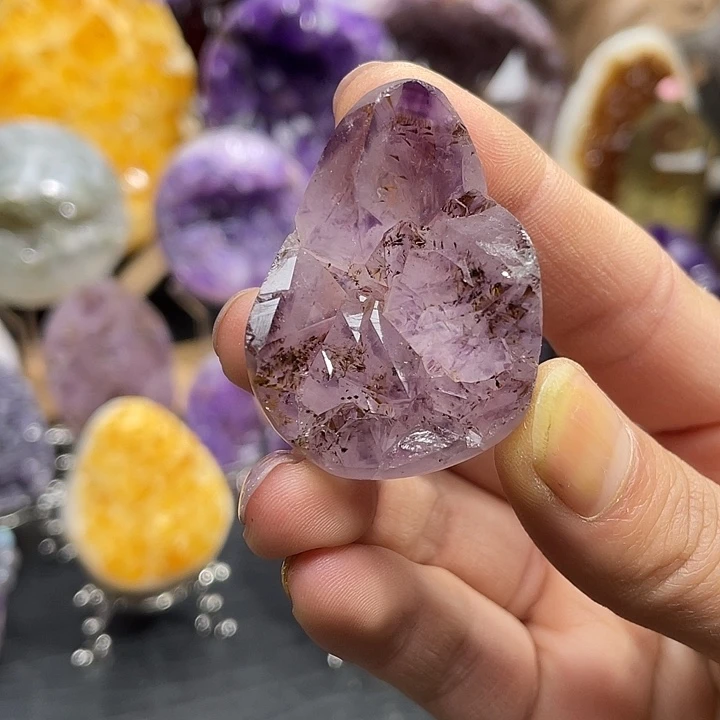 珠宝半成品水晶未镶嵌