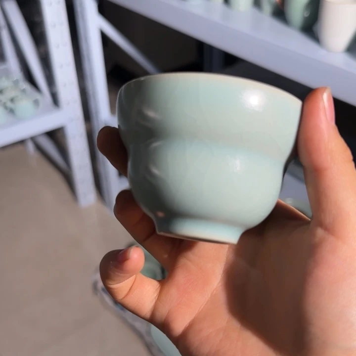 微瑕手工葫芦杯仿古