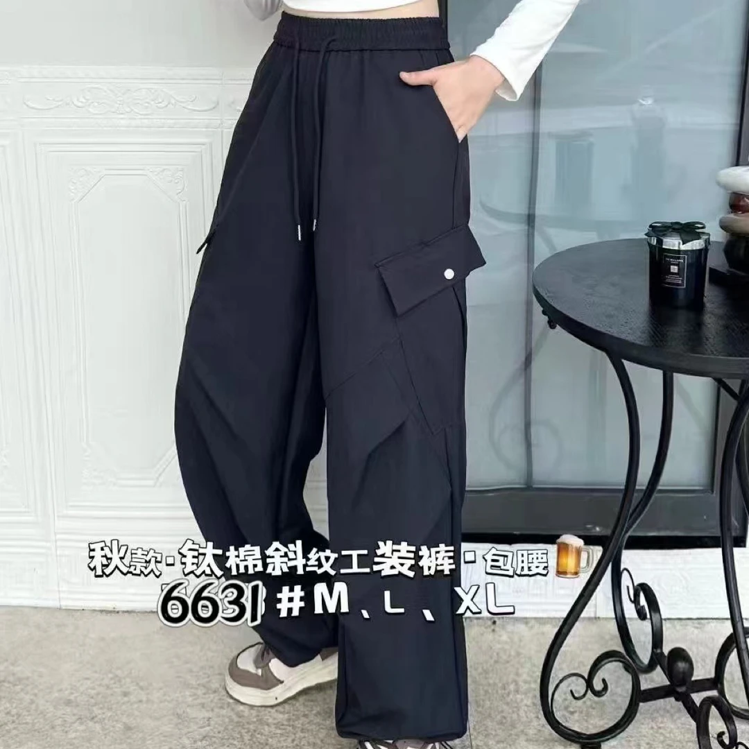 D012女装新潮工装裤6631