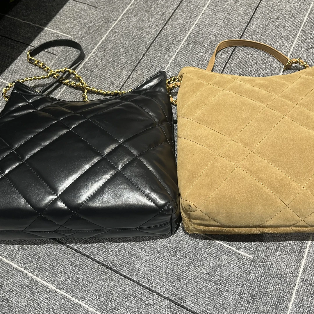 COCO DICV25新款高端定制时尚女包 半月正方菱格