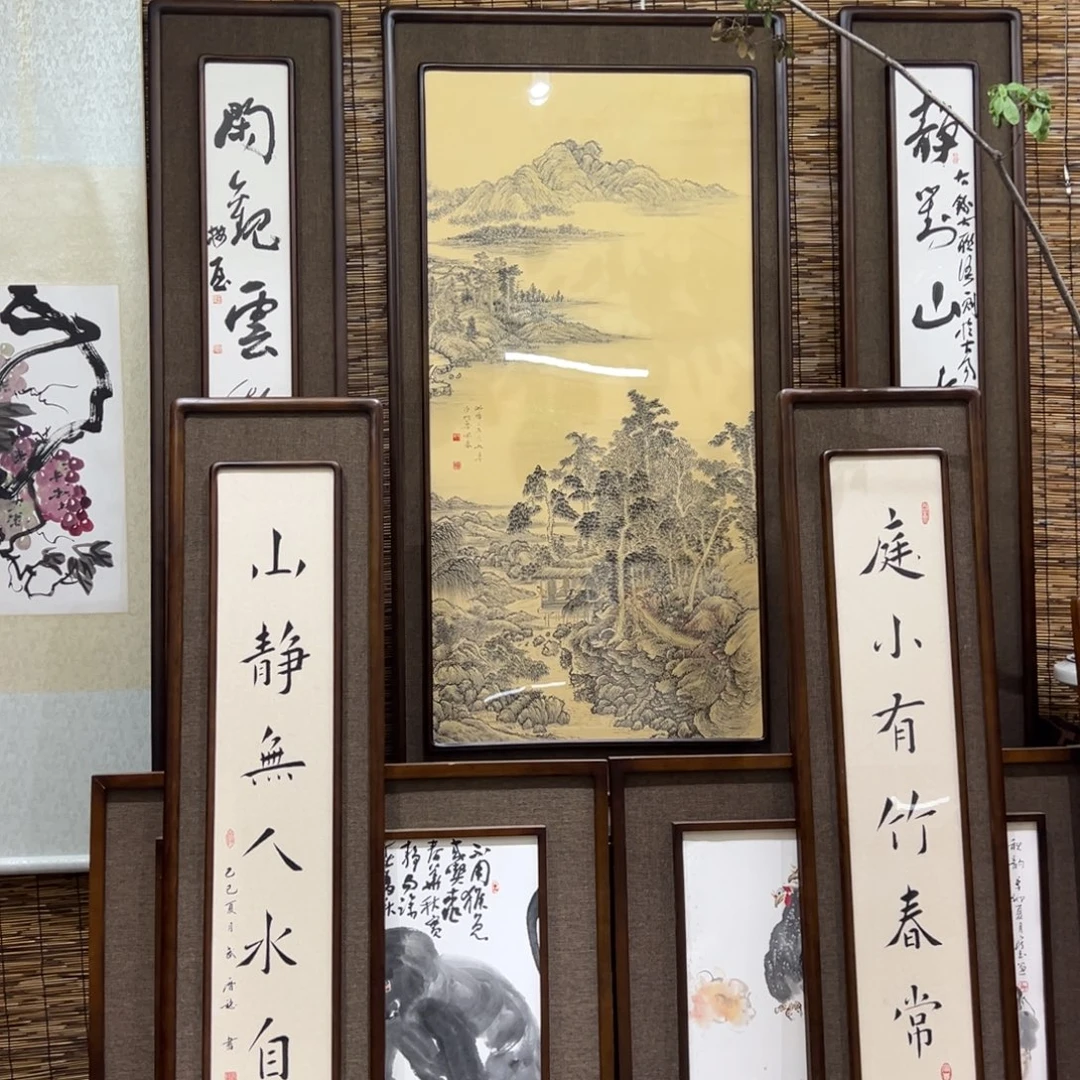 寒***逝国画亲笔手绘作品