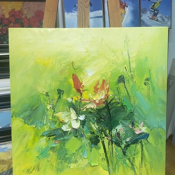 布福利价纯手绘油画50×60cm