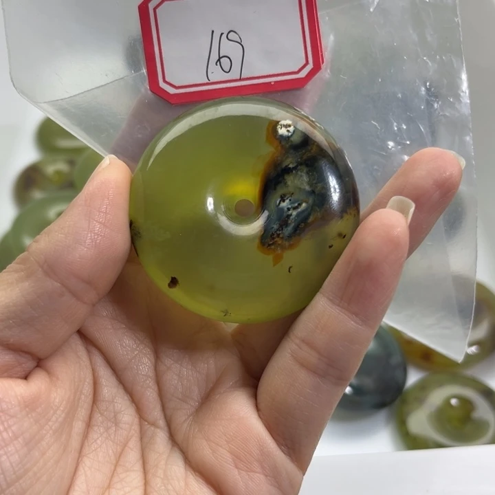 溪****蛇纹石玉未镶嵌手链