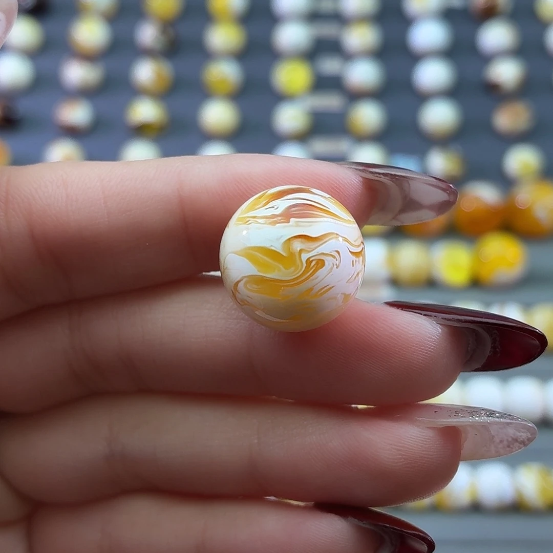 琥珀未镶嵌裸石蜜蜡16焦皮