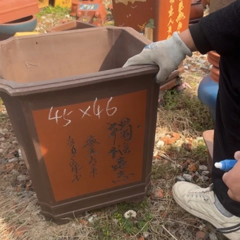 红陶紫砂花盆盆景盆栽