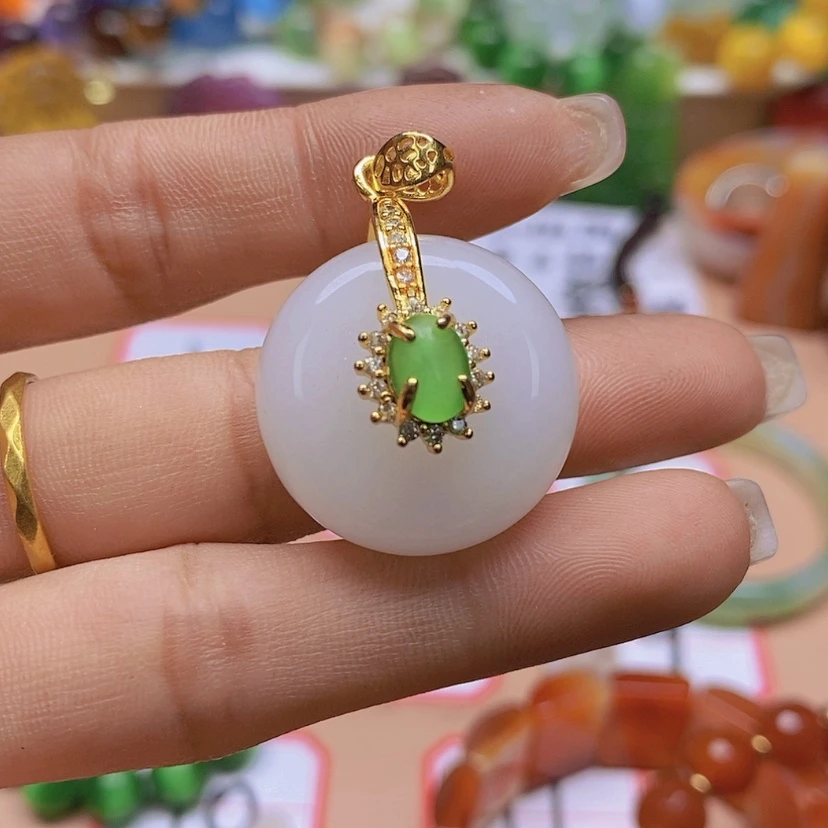 【闪购商品】玛瑙/玉髓颈饰未镶嵌余**心