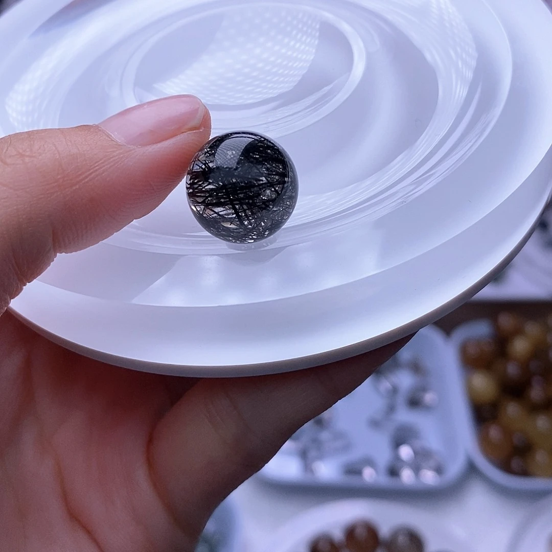 水晶天然水晶定制打孔不退换未镶嵌风*2