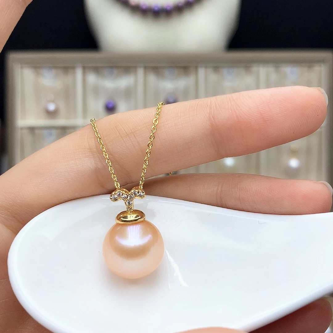 合金淡水珍珠颈饰