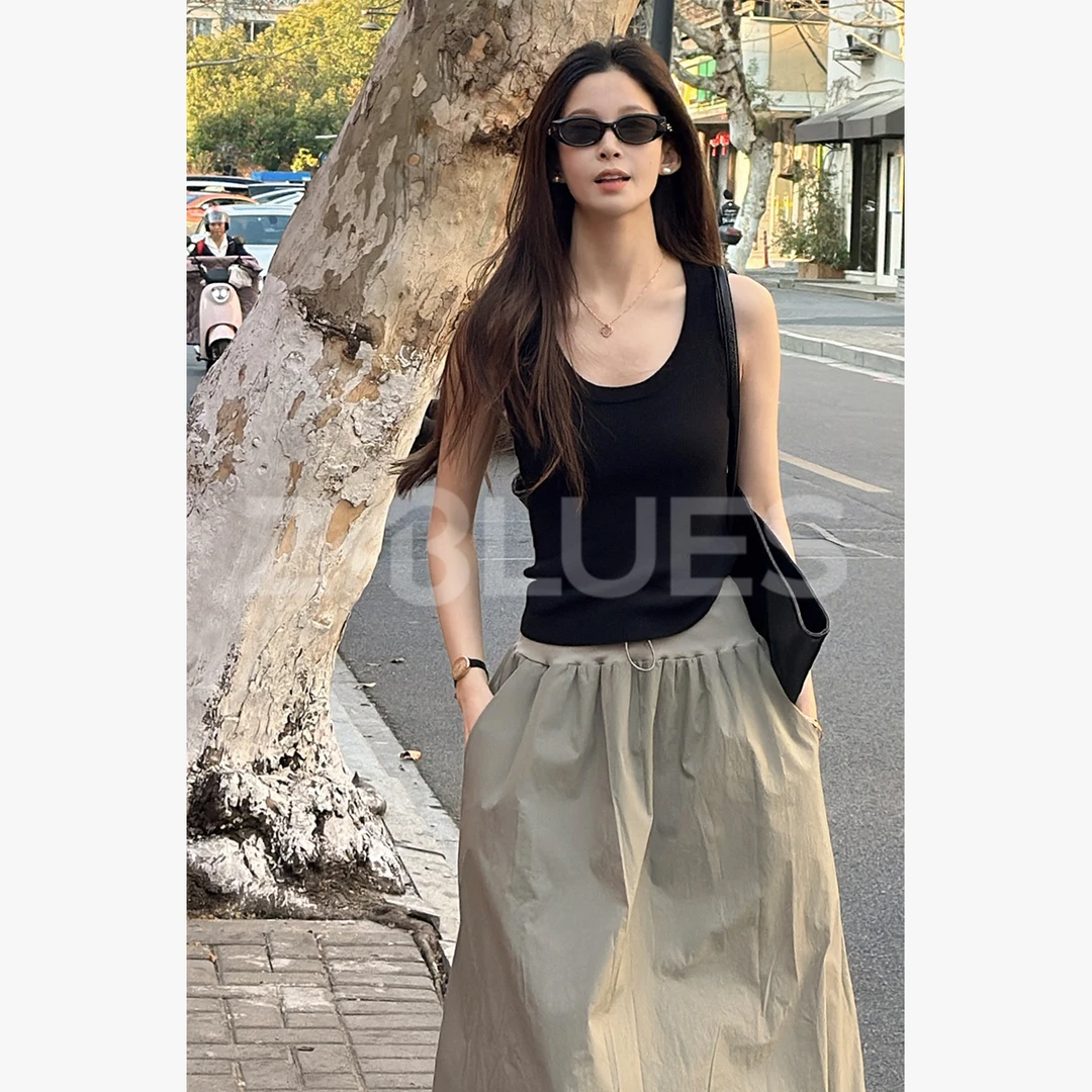 Z.blues【云柔背心】叠穿神器醋酸羊毛混纺U领针织背心YZQSHA917