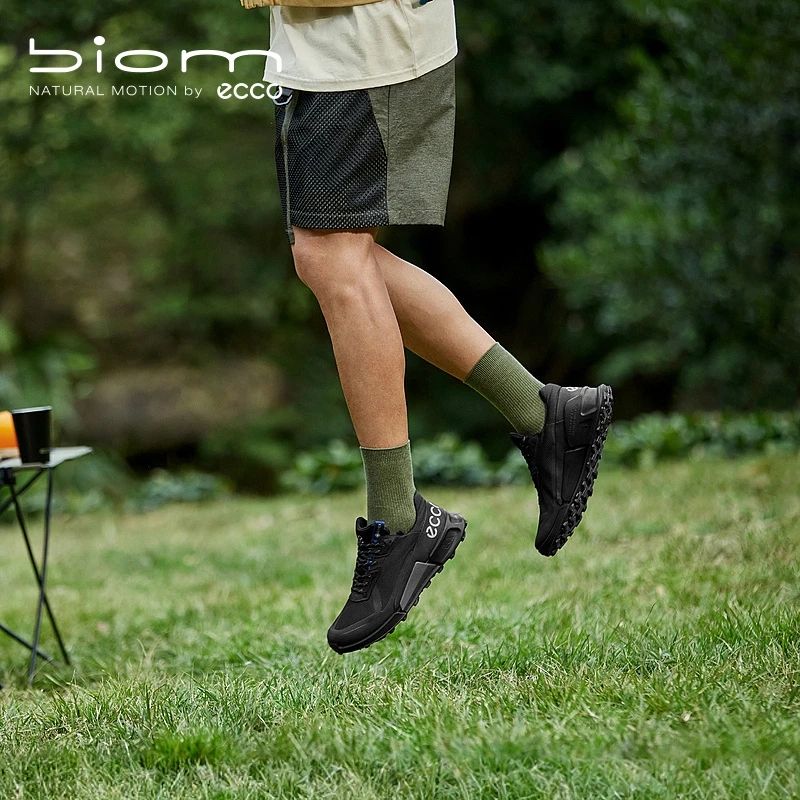 ECCO爱步25新款户外鞋越野跑鞋男 健步BIOM2.1越野 822834