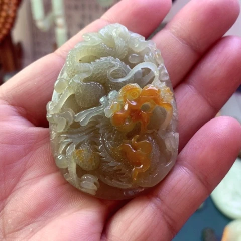 和田玉颈饰未镶嵌