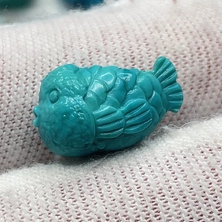 绿松石未镶嵌天然原矿 地大质检