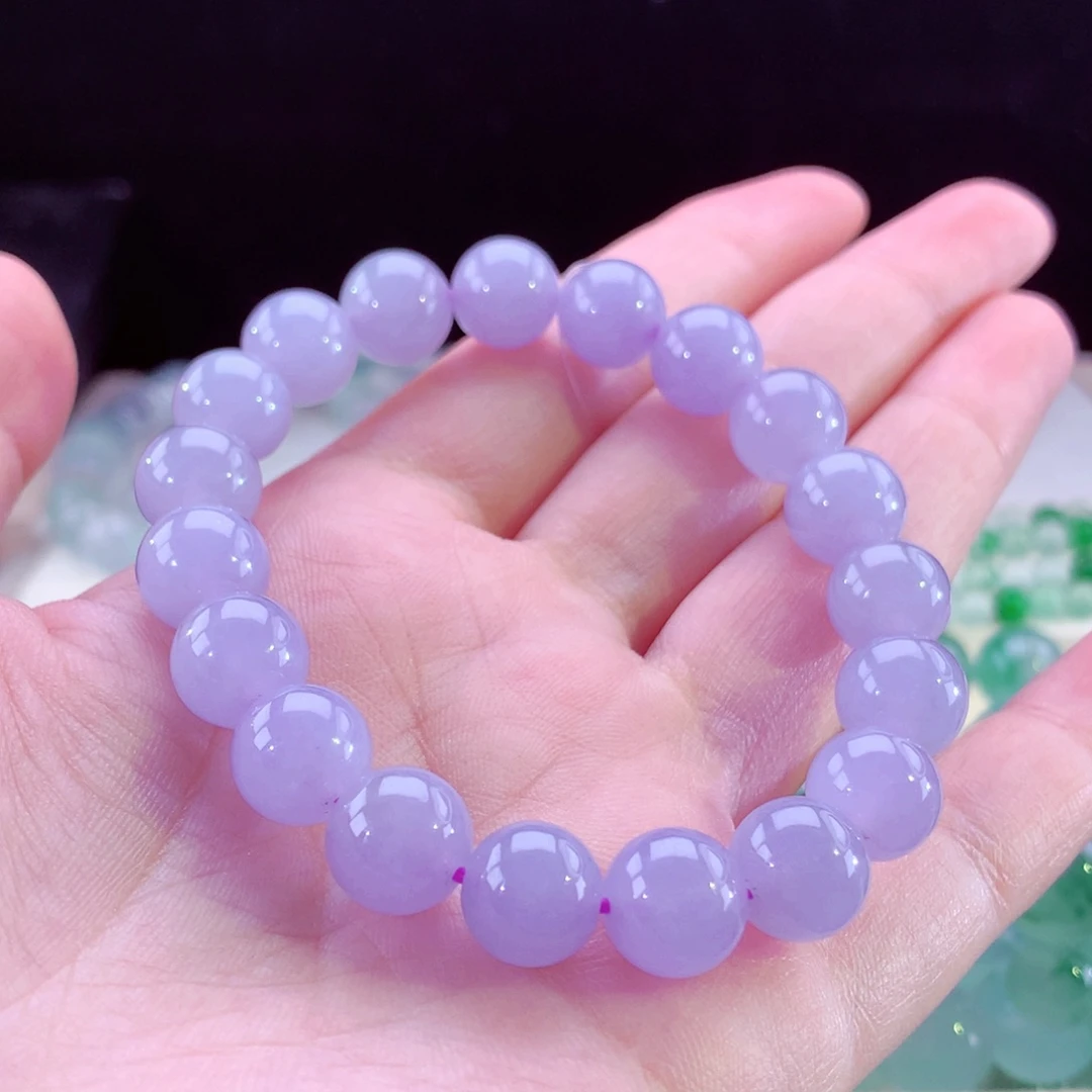 翡翠手链未镶嵌卡9.8