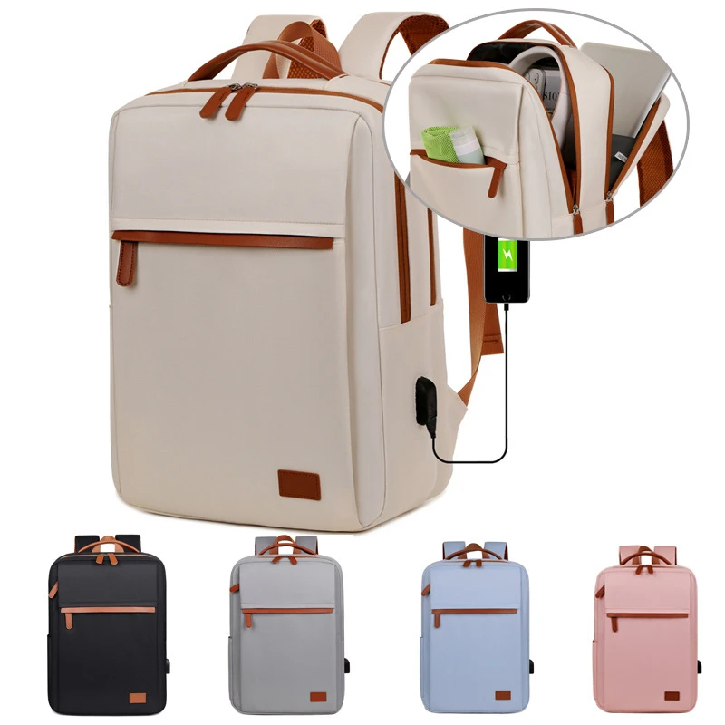 【万达撤柜】高端奢侈品跨境新款时尚休闲女士双肩包笔记本电脑适用