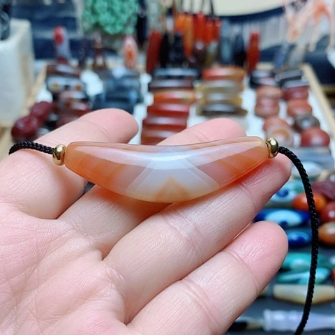 玛瑙/玉髓合金颈饰