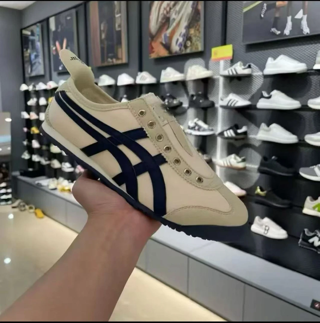 【门店撤柜+专柜直发】夏季情侣款真皮休闲百搭透气一脚蹬鞋