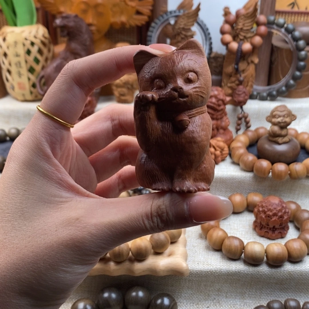 手串/手链檀香木迈索尔，老山檀香，奶香，招财猫