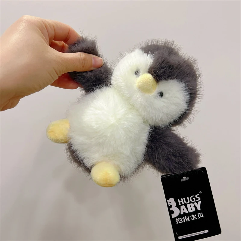 正版抱抱宝贝泡芙球企鹅毛绒公仔桌伴企鹅玩偶娃娃伴手礼安抚玩具