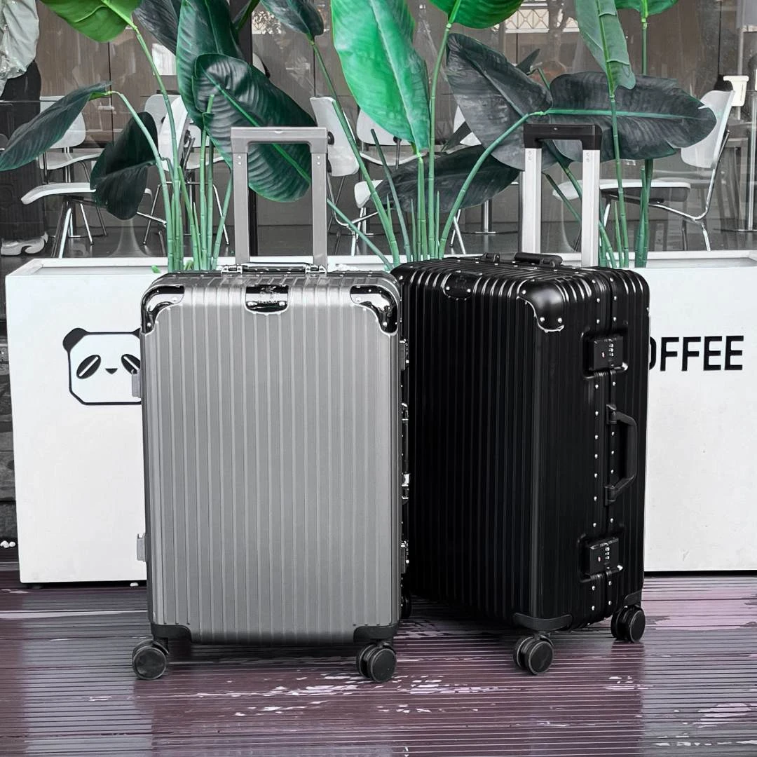 旅行箱行李箱铝框20拉杆箱万向轮24女男学生26登机密码皮箱子28寸