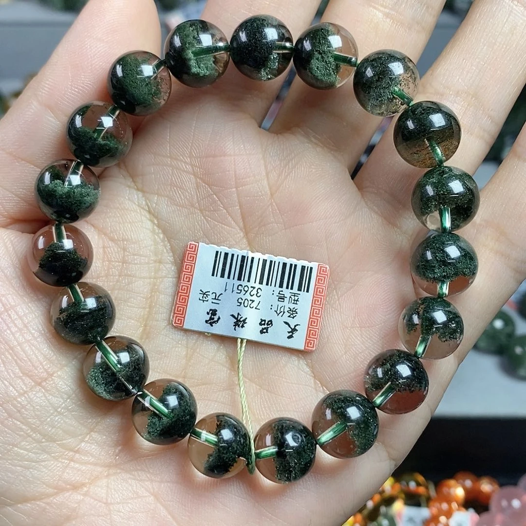 未镶嵌手串水晶绿幽灵326511