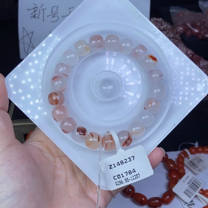南红玛瑙未镶嵌手链10m