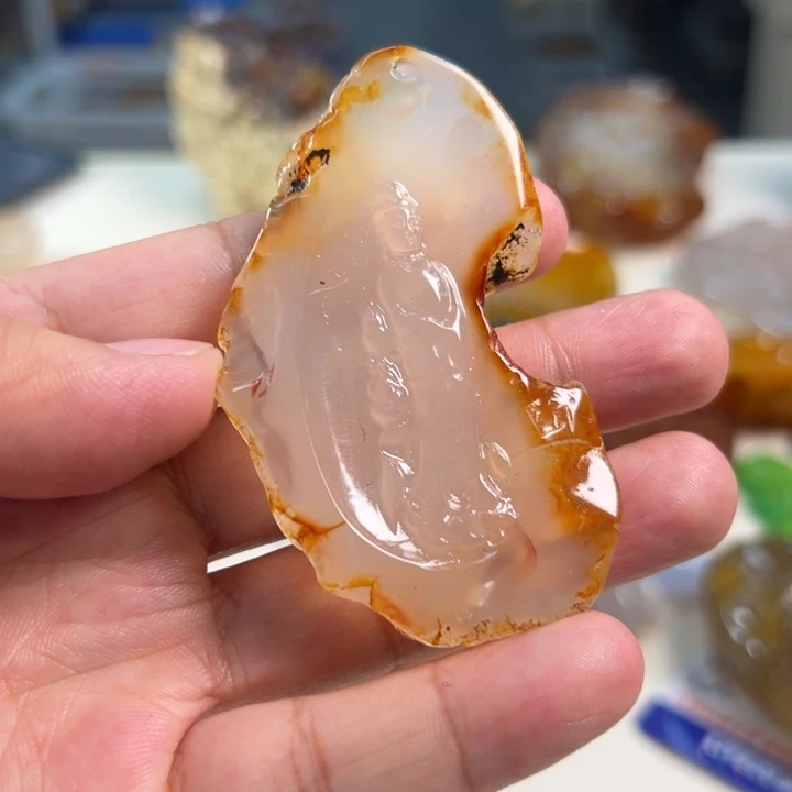 玛瑙/玉髓吊坠(不含链)未镶嵌