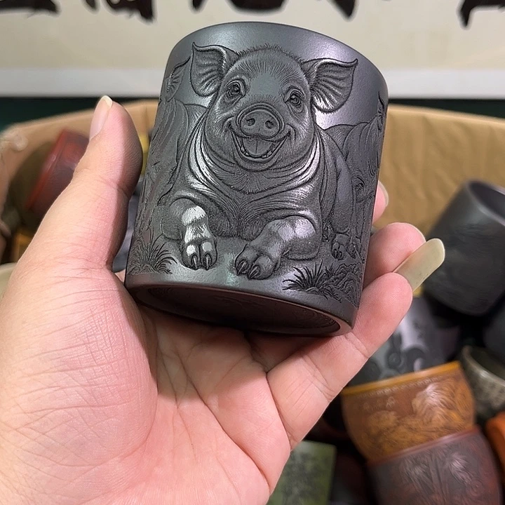茶杯紫砂全手工紫砂主人杯