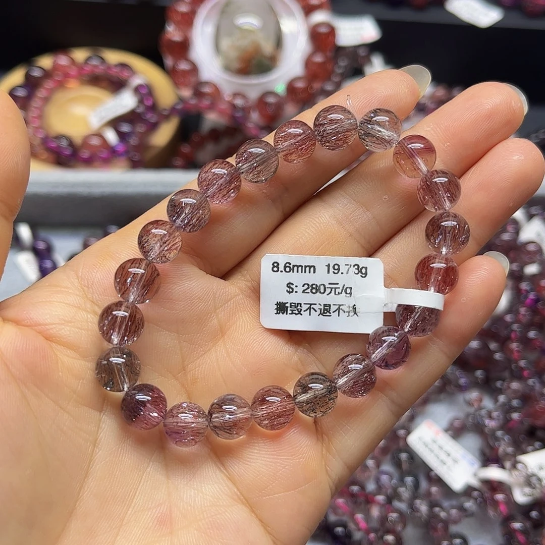 水晶手链未镶嵌天然水晶
