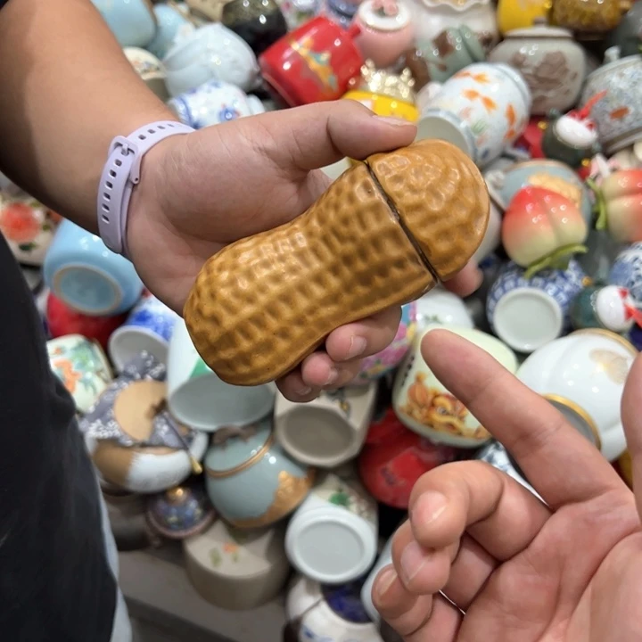 瑕疵福利品陶瓷茶叶罐介意勿拍