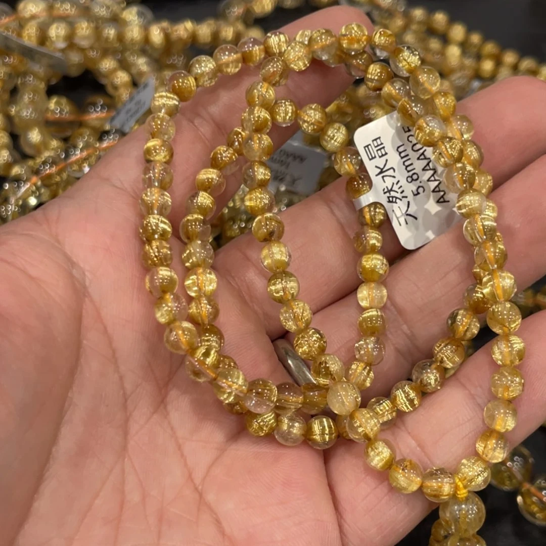 水晶手链未镶嵌干**王c807钛晶