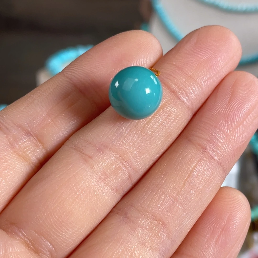 绿松石未镶嵌套链11.5mm
