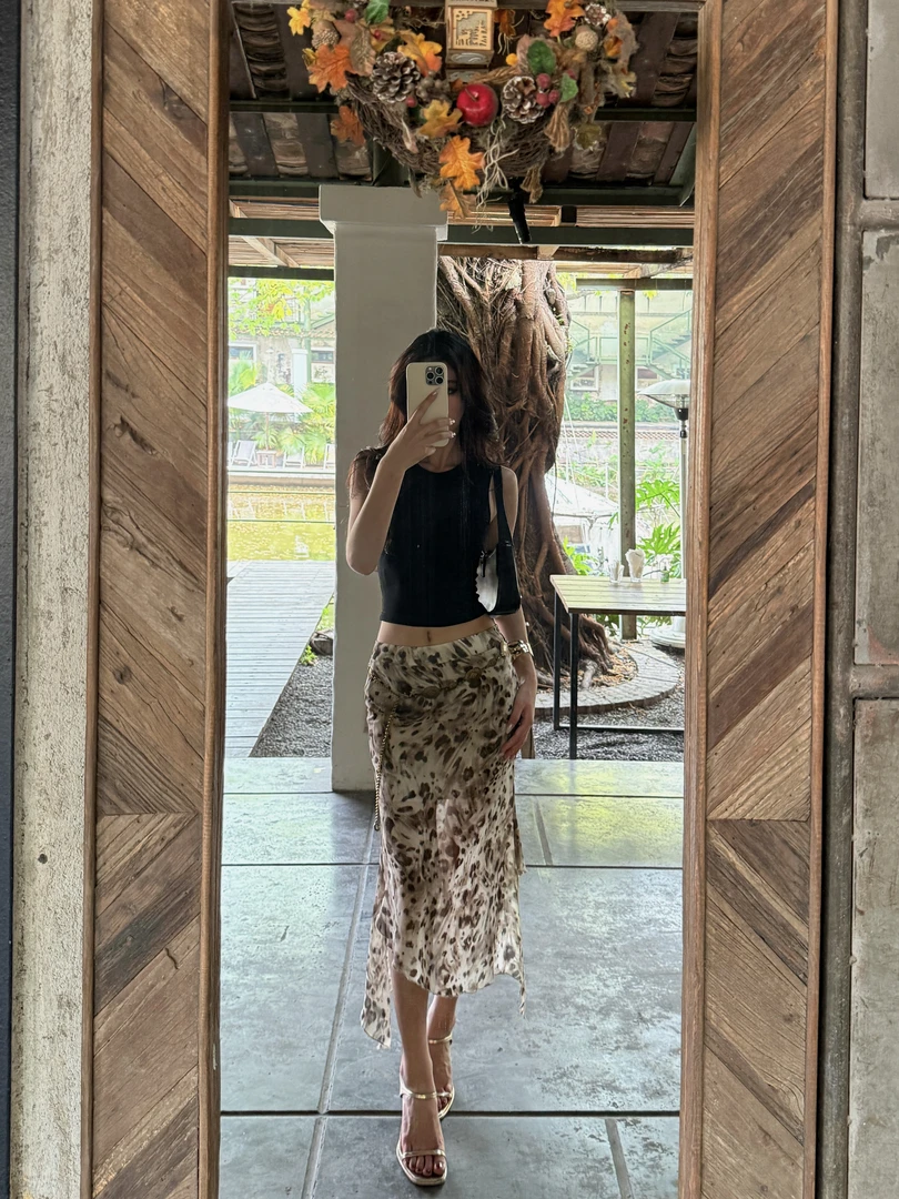 【罗哥】“曼谷气息”夏季吊带背心上衣半裙套装两件套16001+16002