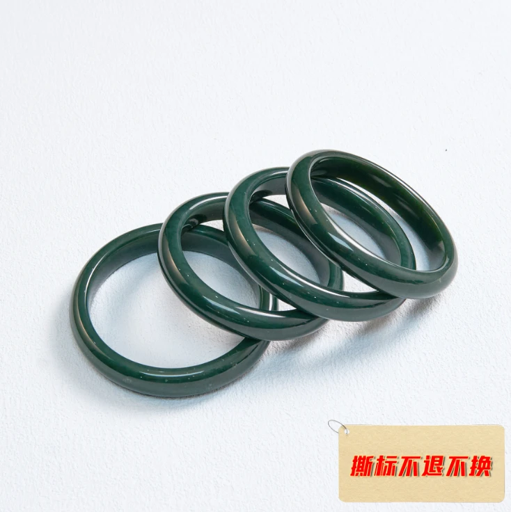 菲菲珠宝好*和田玉宽条手镯-多样性发一