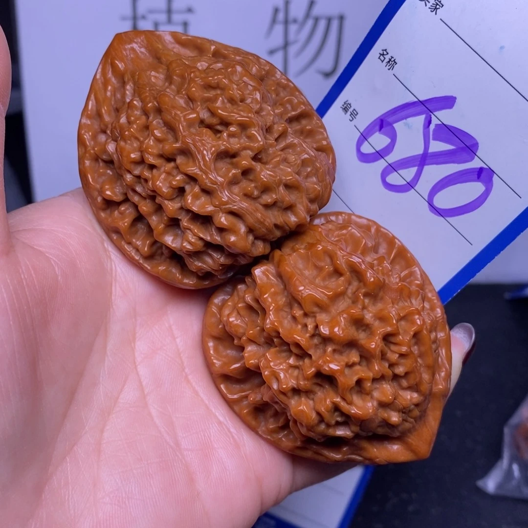 文玩核桃把件680/48官帽福利