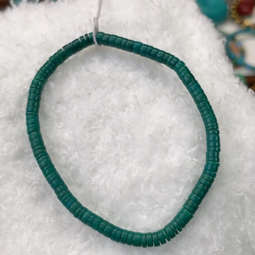 绿松石未镶嵌直切3.6旬阳绿