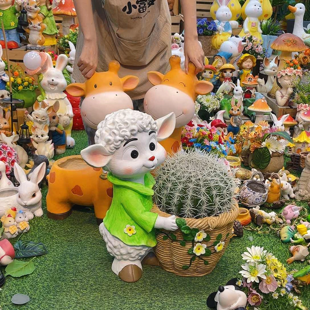 无花朵花园摆件装饰设计