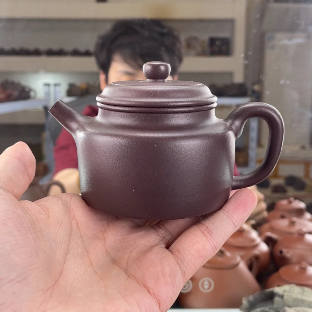 茶壶紫砂150cc老紫泥茶壶