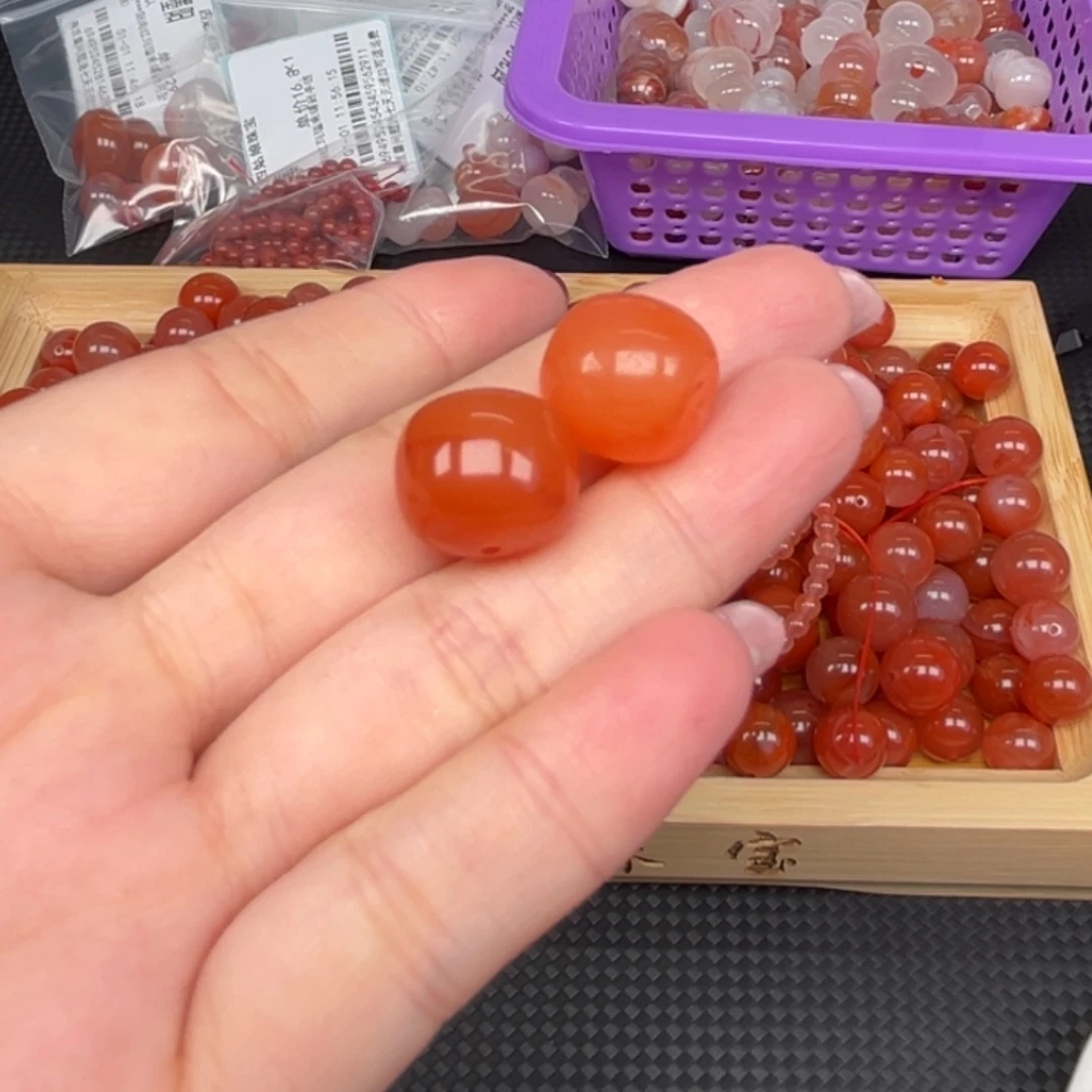 ****己南红玛瑙未镶嵌吊坠(不含链)