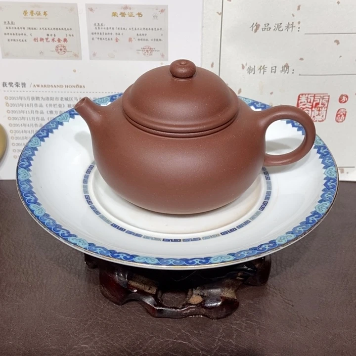 紫砂茶壶全手封釉160容量