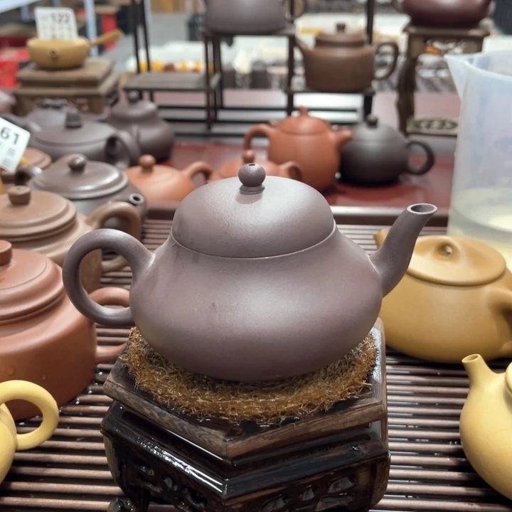 茶壶紫泥微瑕宜兴紫砂