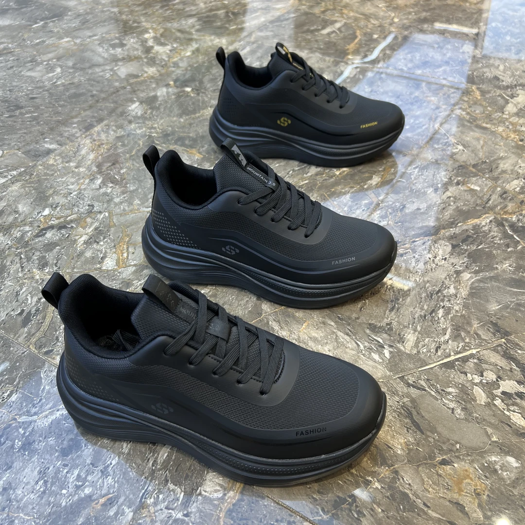 有单有棉户外休闲鞋休闲风时尚休闲鞋男士黑色百搭1176