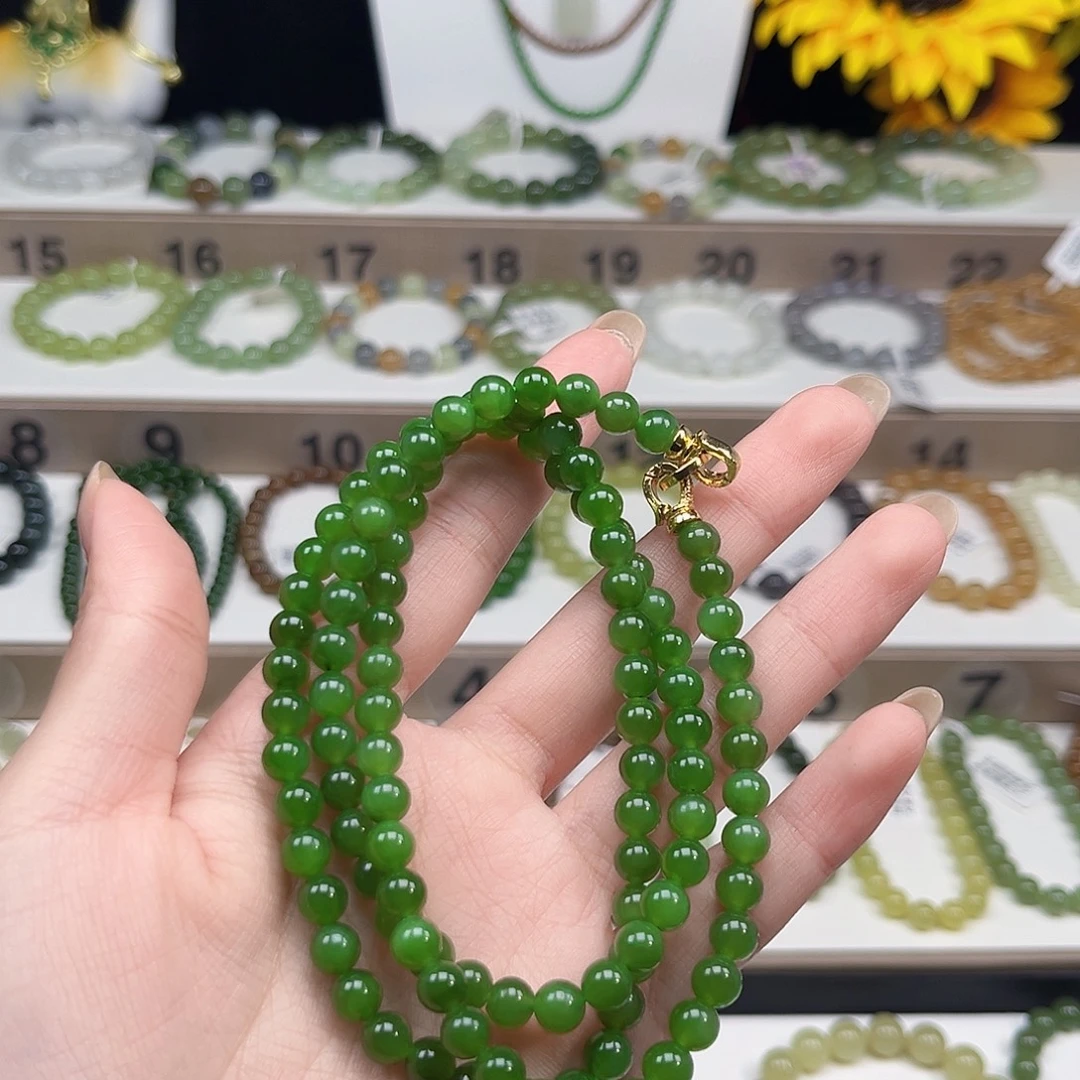 专***）和田玉未镶嵌手链